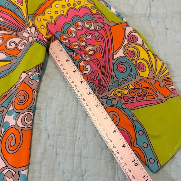 Trina Turk Vibrant Swirl Design Swim Cover Up / Dress - Picture 6 of 13